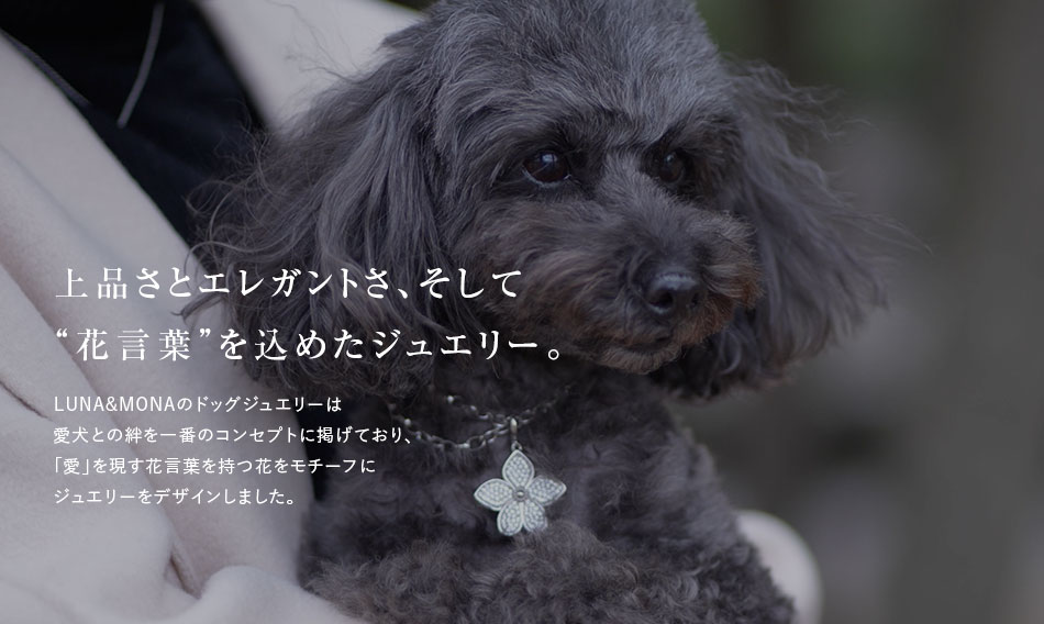 花言葉を込めたジュエリー