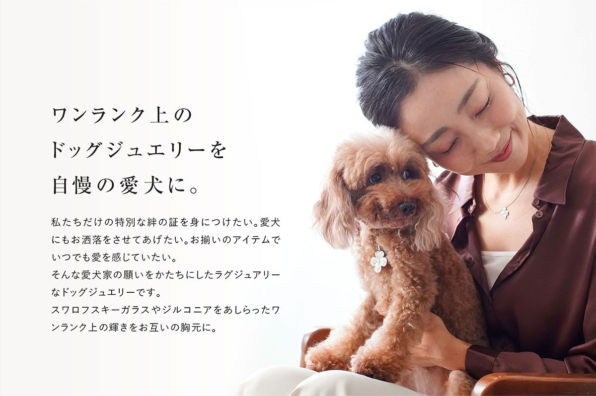 ワンランク上のドッグジュエリーを